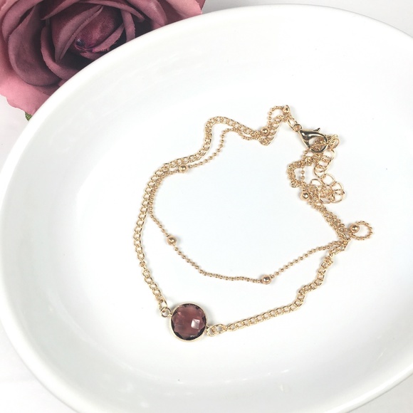 Crystal Boho Anklet Set - Picture 2 of 3